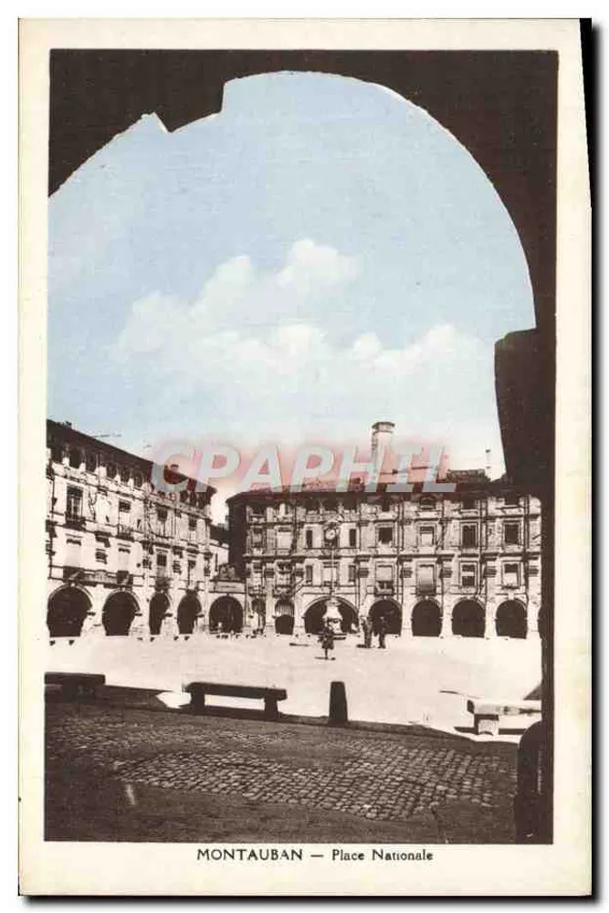 Montauban — Place Nationale — Edições Narbo, 61, alameda Saint-Agne, Toulouse - Frente