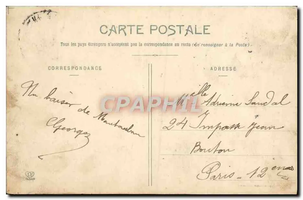 Montauban - Le Couvre-Foucault — Tarn-et-Garonne, serie 133 - Verso