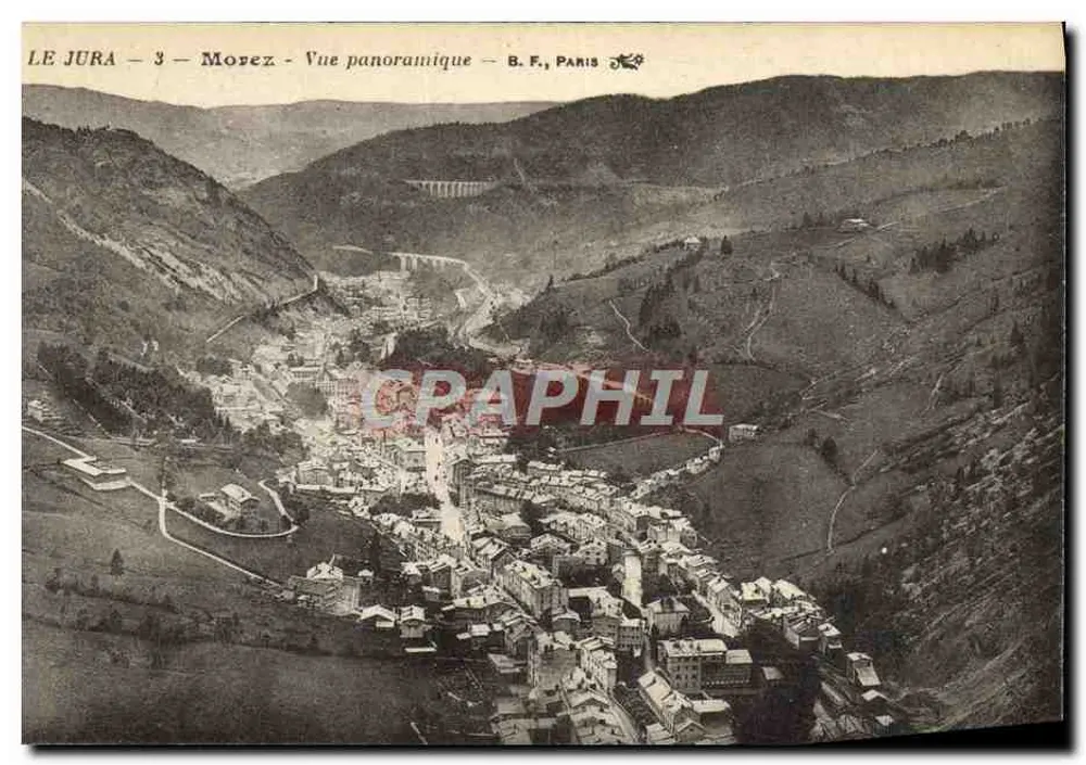 जूरा — मोरेज़ — पैनोरमिक दृश्य — B. F., पेरिस - आगे
