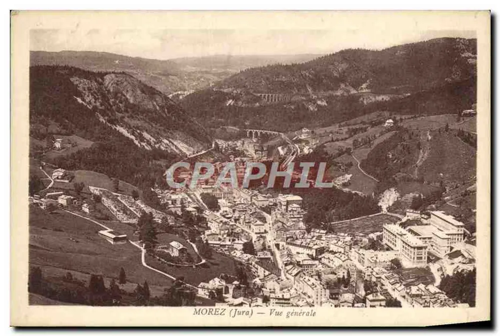Morez (Jura) — Ogólny widok — Wydawnictwo Cliché Karrer, Dole - Awers