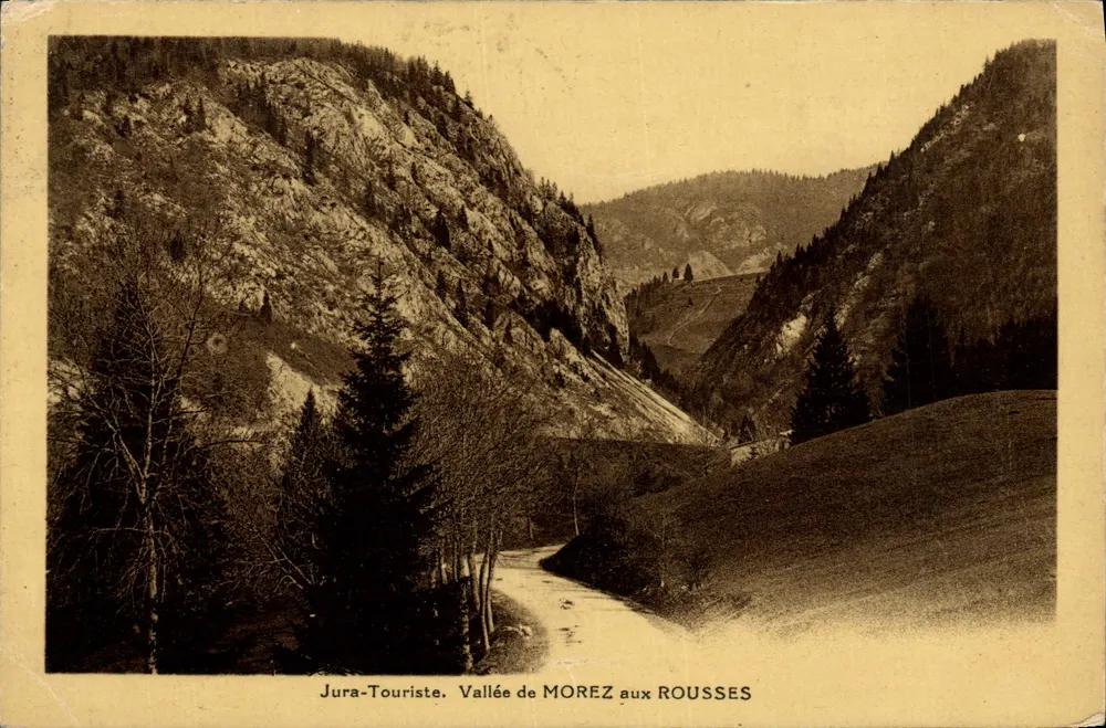 Vale de Morez aux Rousses — Jura-Touriste — editor Jura-Touriste - Frente