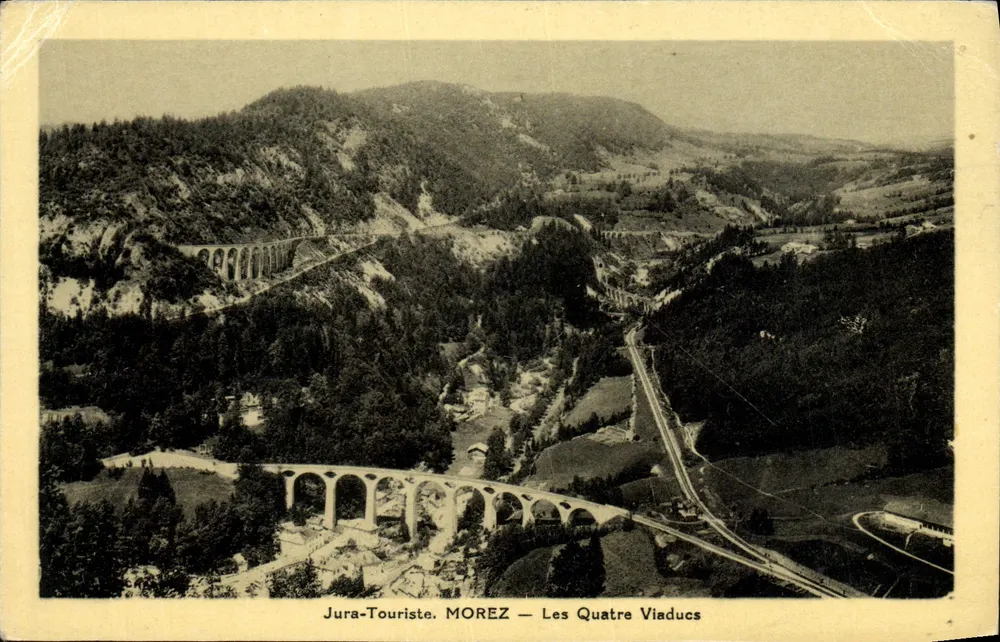 Morez — Os Quatro Viadutos — Jura-Touriste - Frente