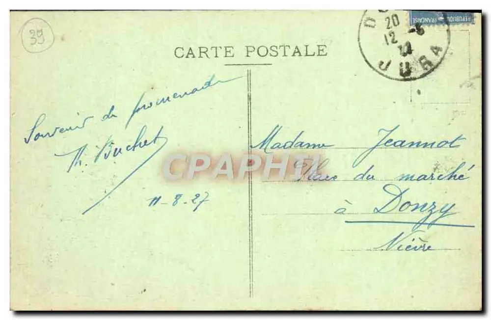 Rochefort (Jura) — Die Felsen an den Ufern des Doubs — Verlag: Childe Karrer - Rückseite