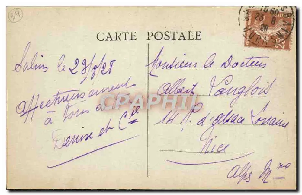 Salins-les-Bains — A Pissouze (Jura) — Editor: Soit Figuet, Salins - Verso