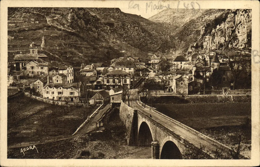 La Malène (48) — Vista Geral — ARGRA - Frente