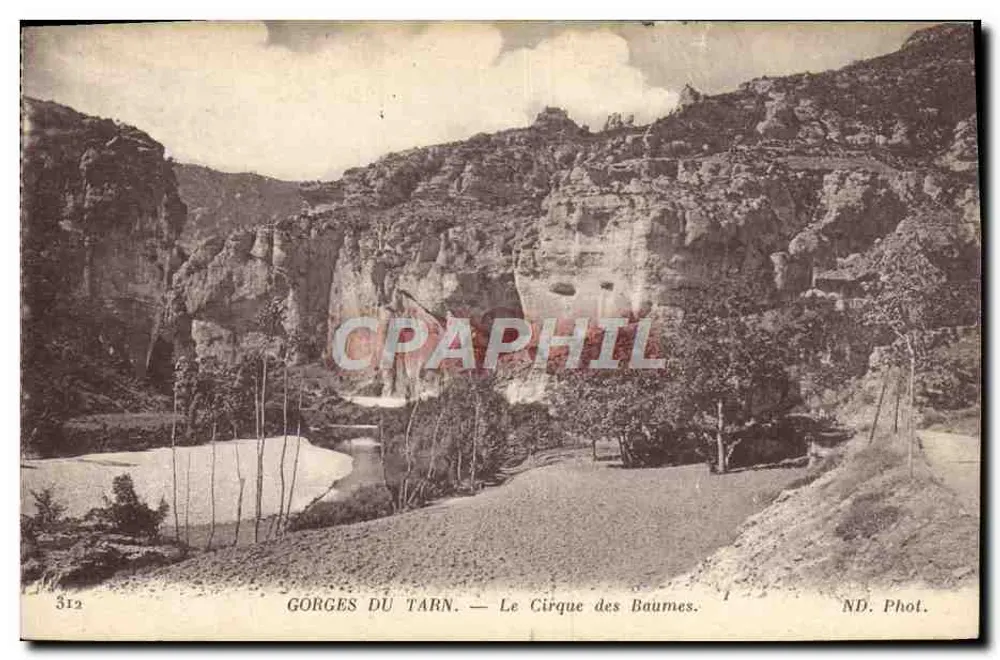 Gorges do Tarn — O Circo das Baumes — ND. Fot. - Frente
