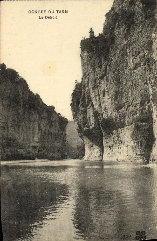 Gorges do Tarn — O Estreito — editor desconhecido, n° 119 - Frente