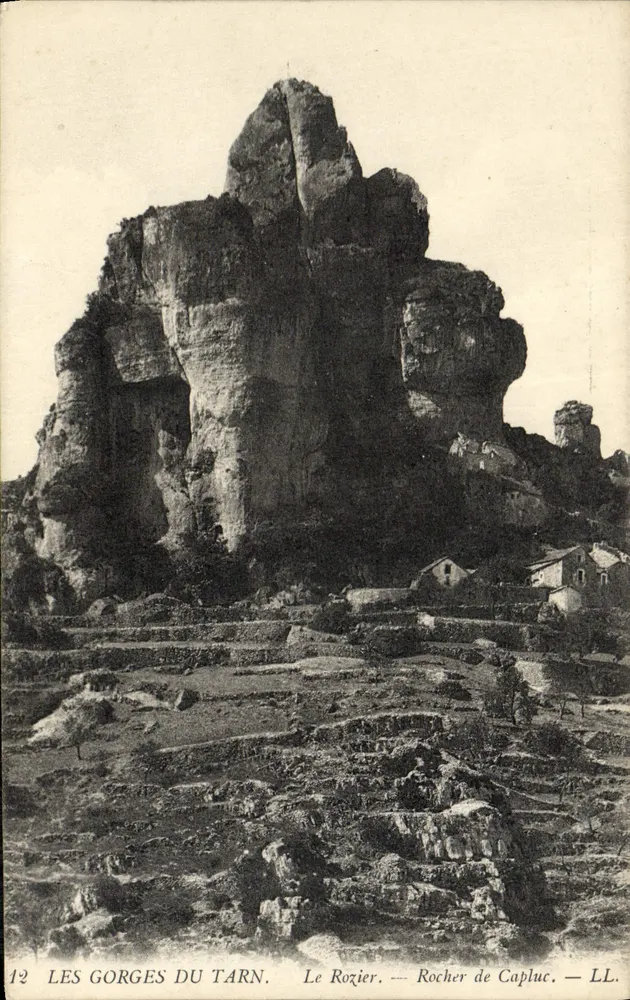 Le Gole del Tarn — Le Rozier — Rocca di Capluc — LL. — n°12 - Recto