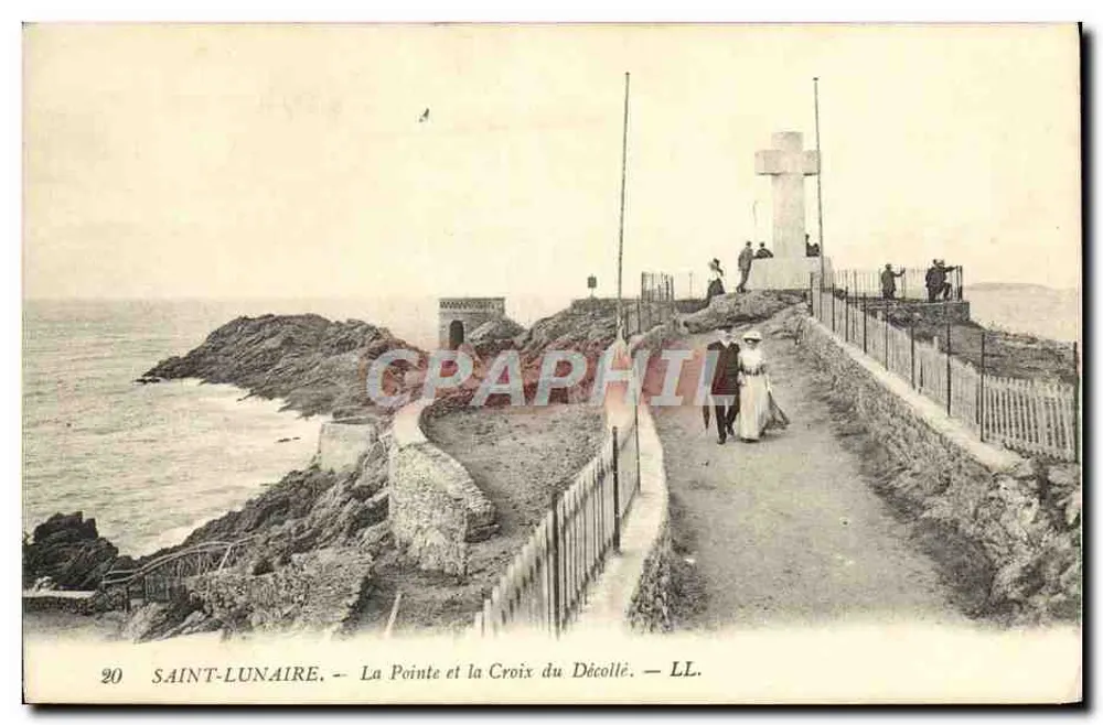 Saint-Lunaire — La Pointe und die Croix du Décollé — LL. - Vorderseite