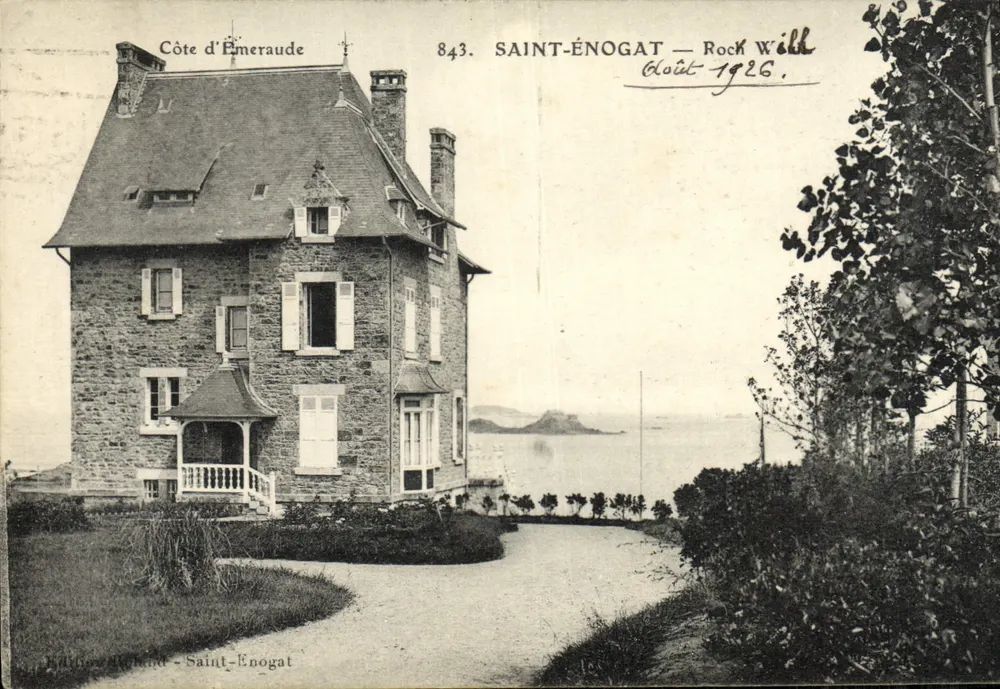 Costa da Esmeralda — Casa na costa — Edições Robind - Saint-Enogat, n°843 - Frente