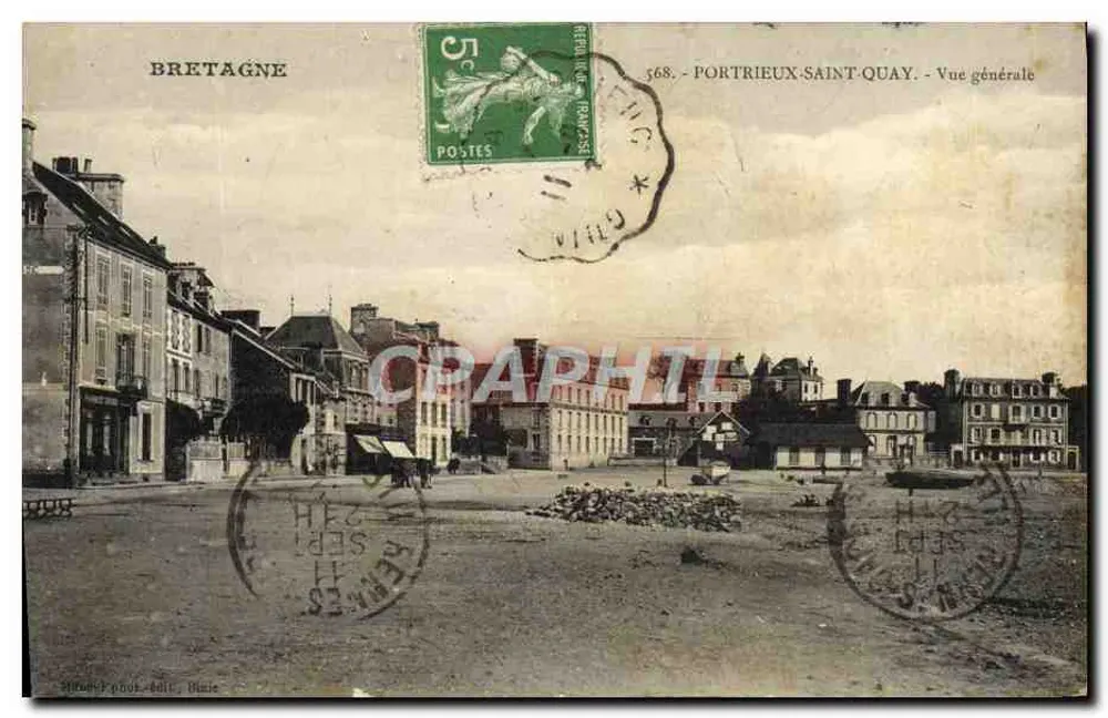 Portrieux-Saint-Quay — Allgemeiner Blick — Giraud phot.-délt., Brest - Vorderseite