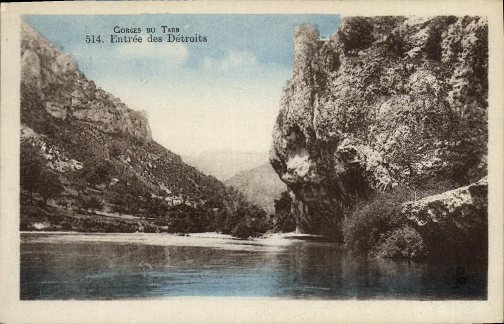 Gorges do Tarn — Entrada dos Détroits — série 514 - Frente