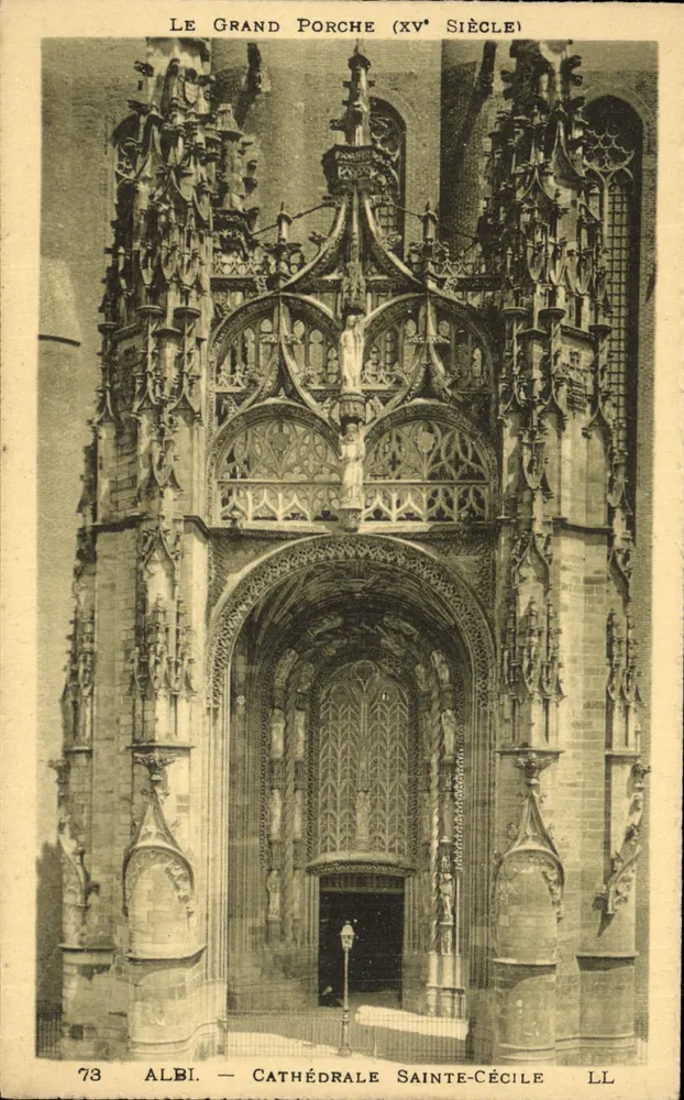 Albi — Kathedrale Sainte-Cécile — Der Große Portal (15. Jahrhundert) - Vorderseite