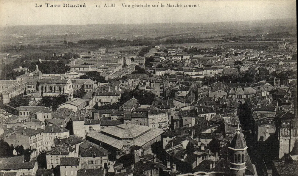 Albi — Allgemeiner Blick auf den Deckmarkt — Le Tarn Illustré Nr. 14 - Vorderseite