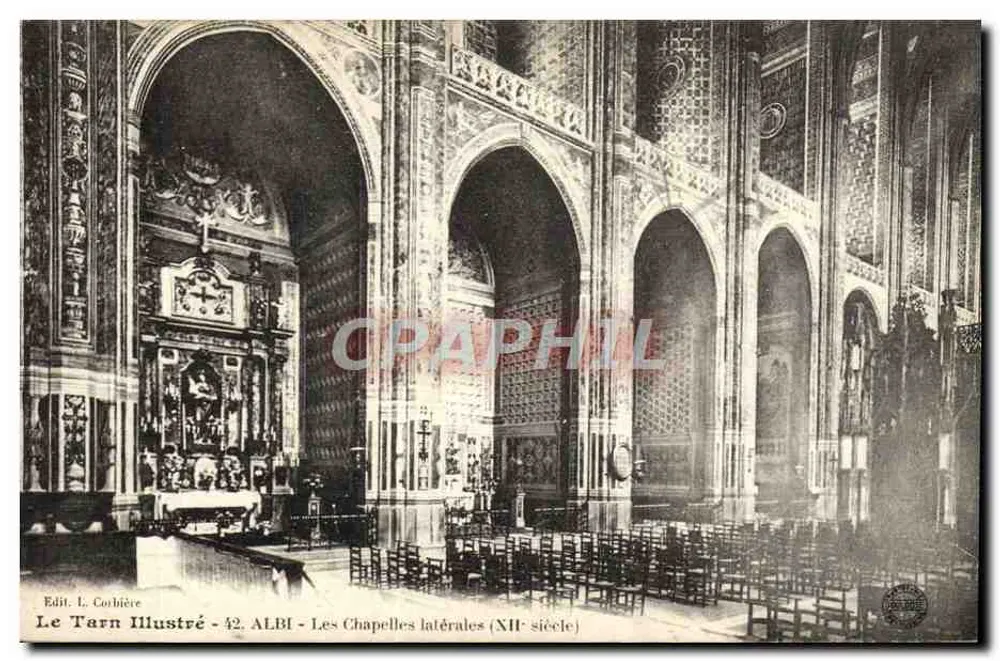 Albi - As Capelas Laterais (século XII) — Édit. L. Corbière - n°42 - Frente