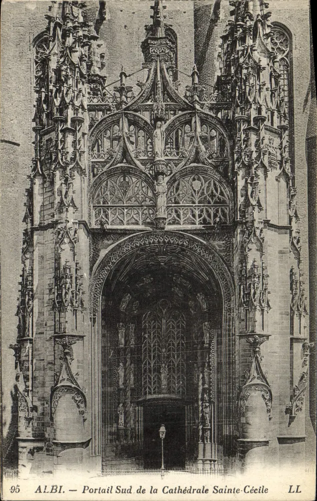 Albi — Südportal der Kathedrale Sainte-Cécile — LL - Vorderseite