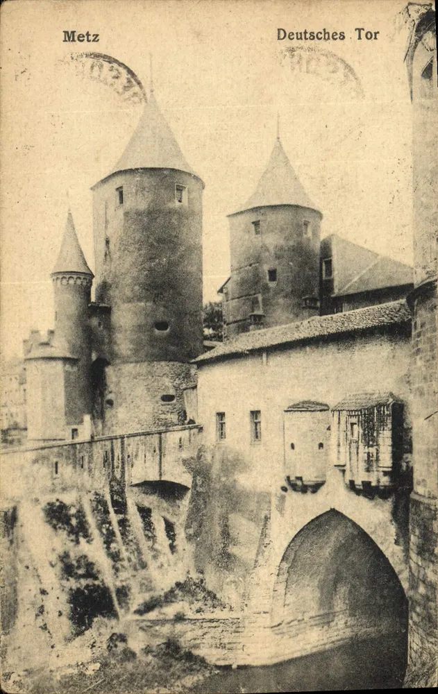Metz — Deutsches Tor — Kunstverlag Klingenstein & Co., No. 112 - Frente