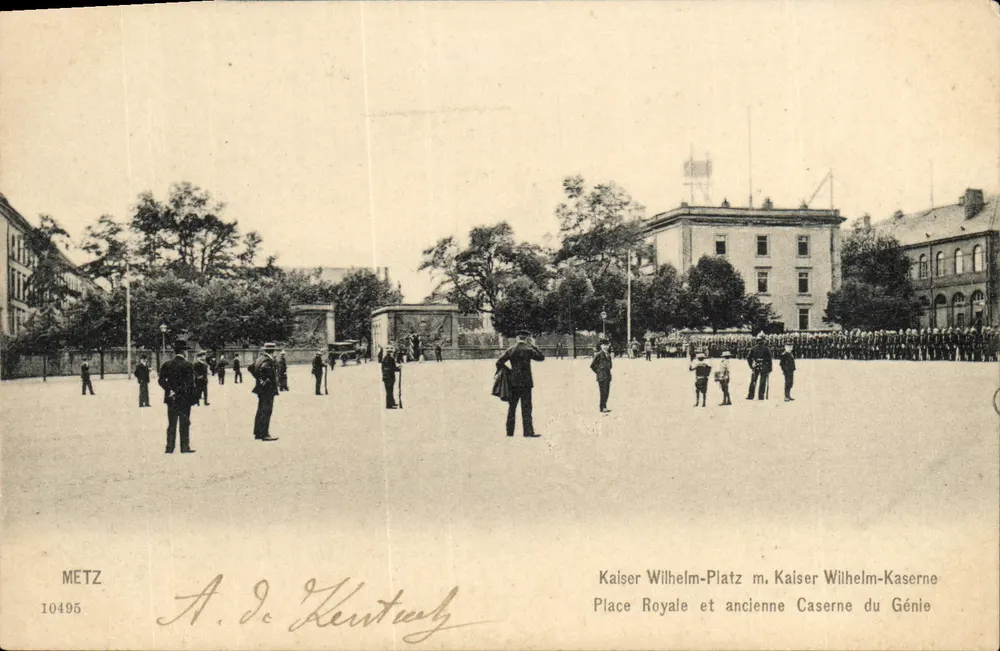 Place Royale — ehemalige Kaserne des Ingenieurkorps — A. de Kenturbz, n°10495 - Vorderseite