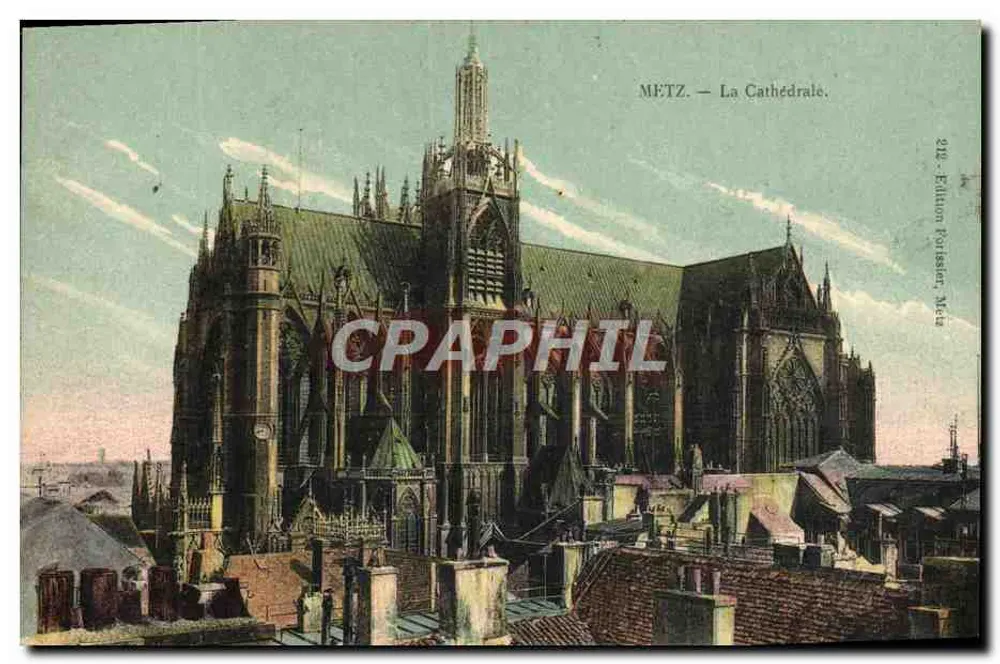 Metz — A Catedral — Edição Fillion-Fouisser, n° 212 - Frente