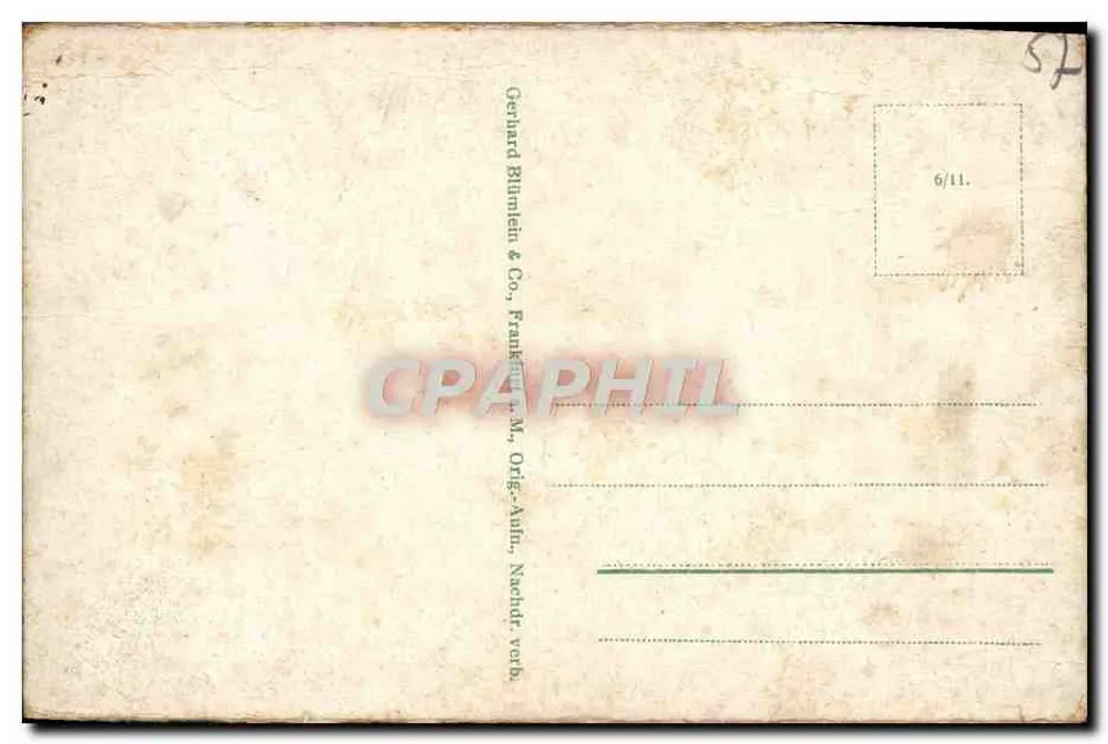 Metz, Ludwigstaden — widok katedry i rzeki — Gerhard Blumlein & Co., Frankfort - Rewers