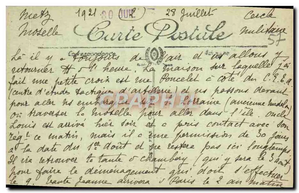 Metz — À Beira da Mosela — LL. — n°4 - Verso