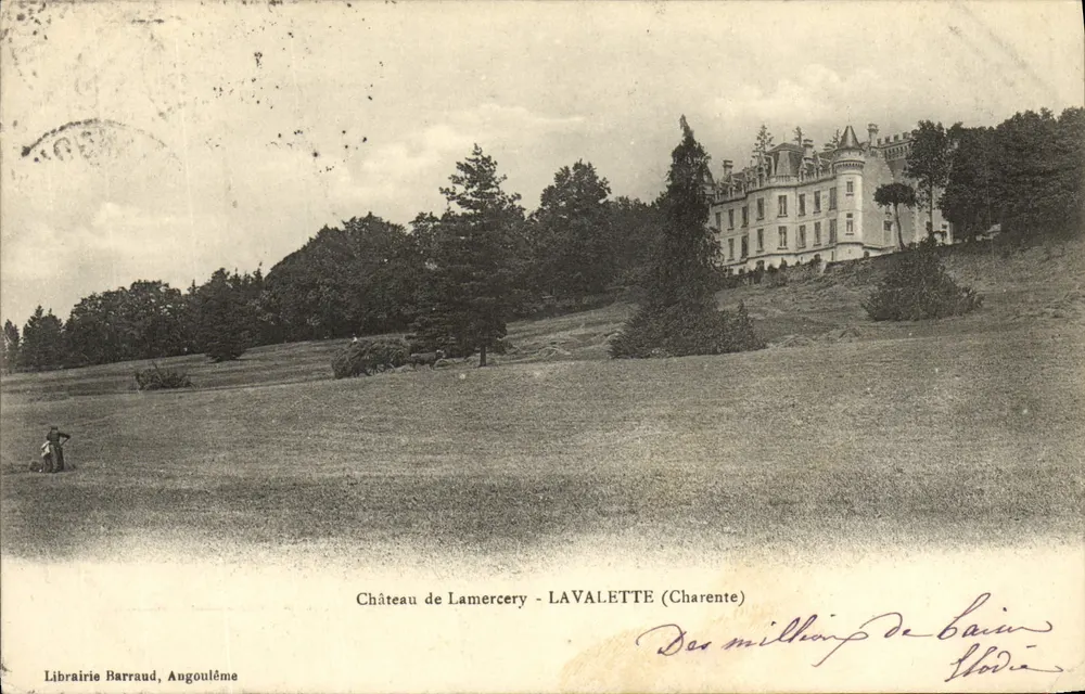 Castelo de Lamercery — LAVALETTE (Charente) — Livraria Barraud, Angoulême - Frente