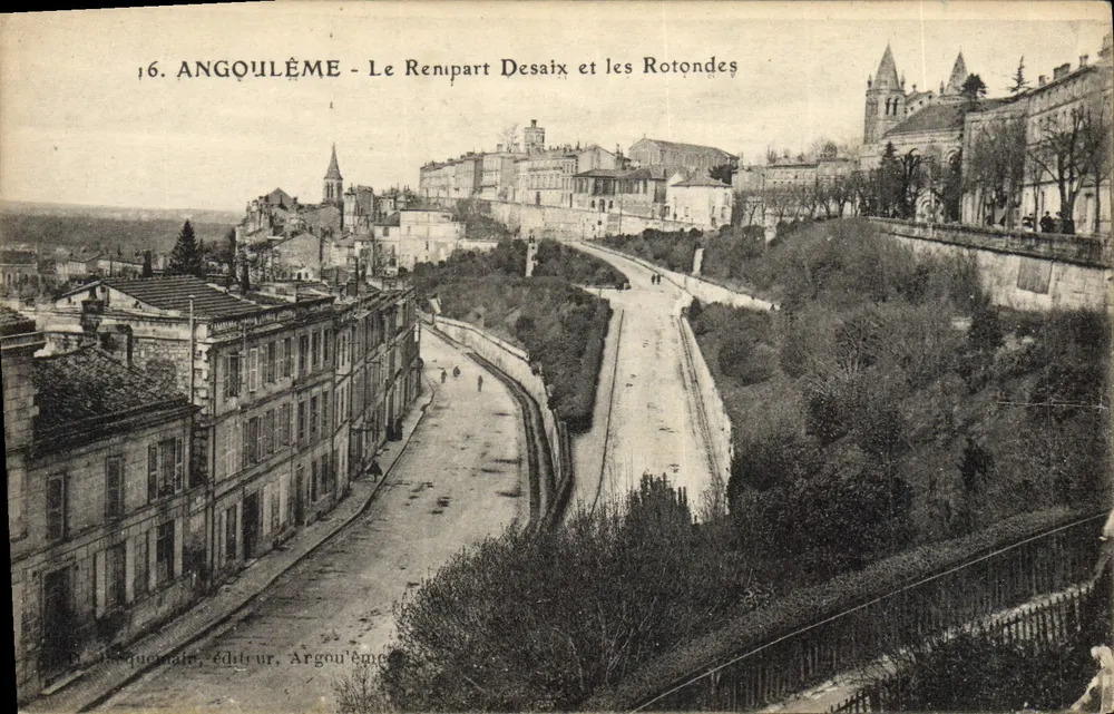 Angoulême - Der Renipart Desaix und die Rotondes — Verlag Jacquemair, n°16 - Vorderseite