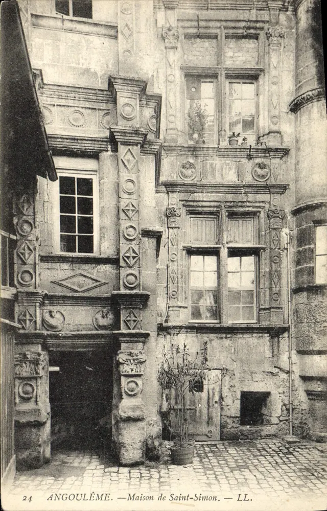 Angoulême — Casa de Saint-Simon — LL. - Frente