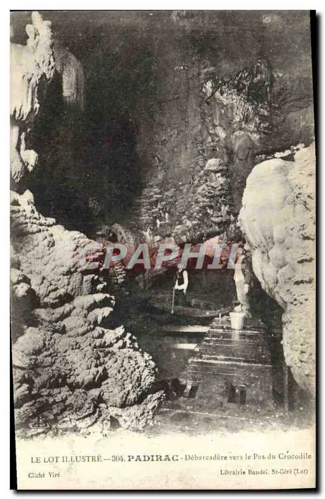 Padirac — Dock zum Crocodile-Pass — Die Illustrierte Serie Nr. 304 - Vorderseite