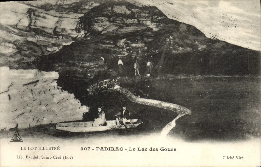 Padirac - See der Gours — Lib. Baudel, Saint-Céré (Lot) — n° 307 - Vorderseite