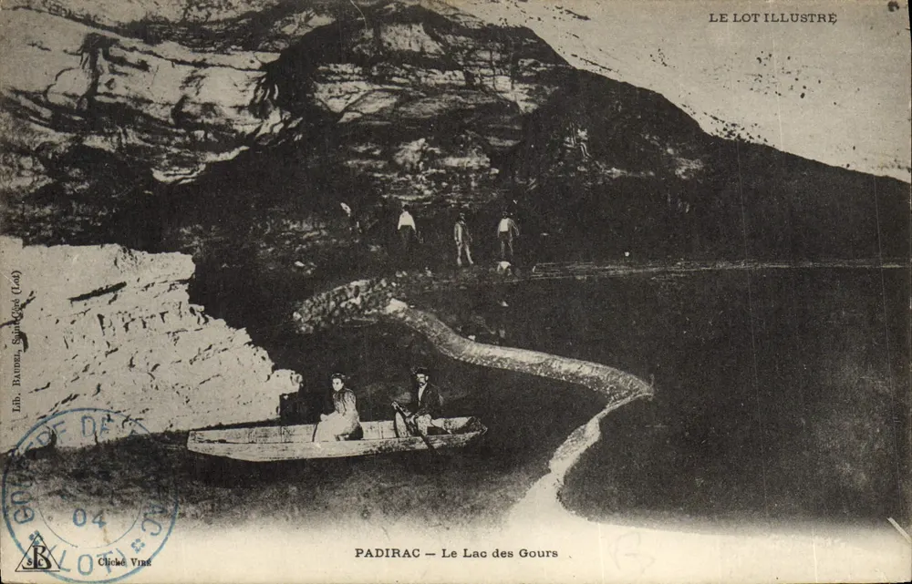 Padirac — O Lago dos Gours — Librairie Baumer, Saint-Étienne (144) - Frente
