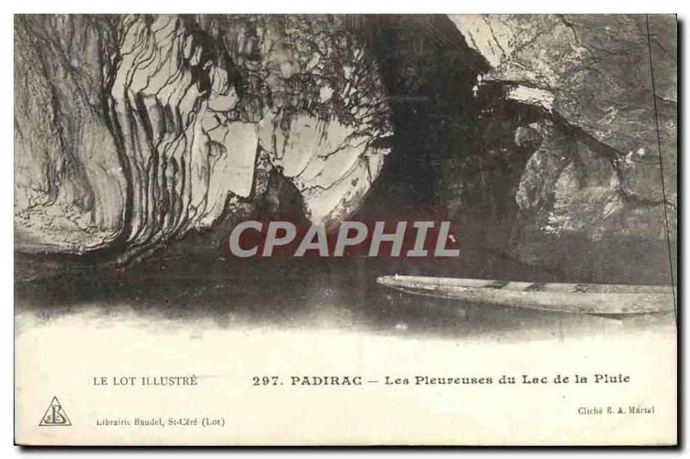 Padirac — Die Weinerinnen des Sees der Regen — Librairie Baudel, St-Céré (Lot) - Vorderseite