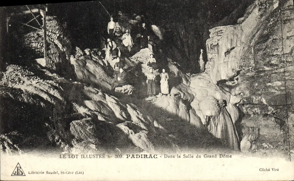Padirac — Im Großen Dommehl — Librairie Baudel, St-Céré (Lot) - Vorderseite