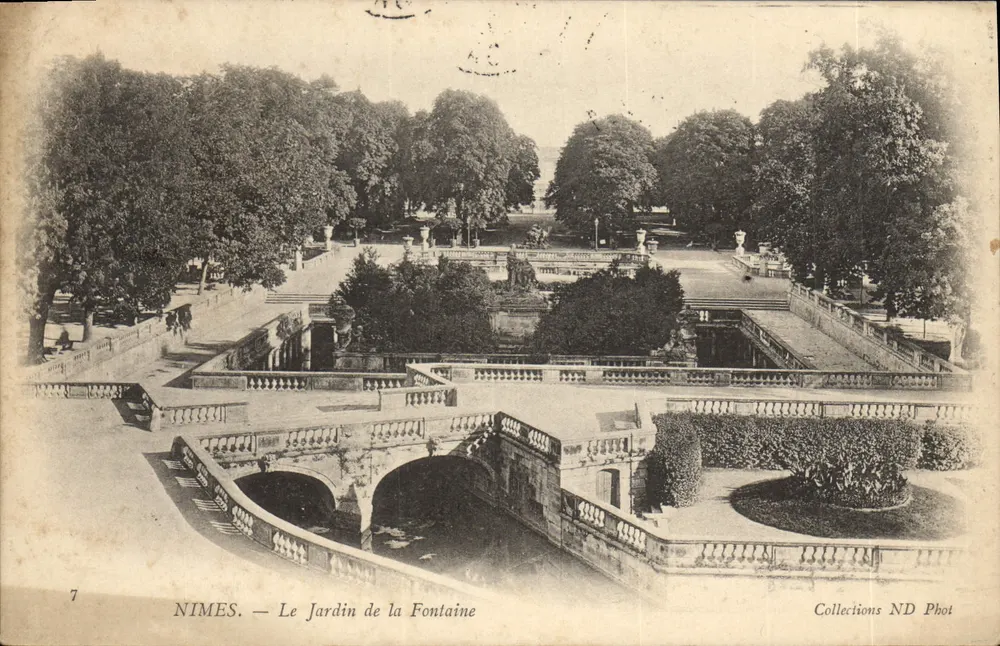 Nîmes — Der Garten der Fontaine — Collections ND Phot - Vorderseite