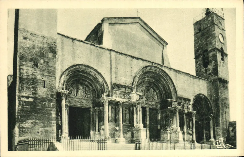 Saint-Gilles — Ansicht der Kathedrale — Edition G.-L. Arlaud - Vorderseite