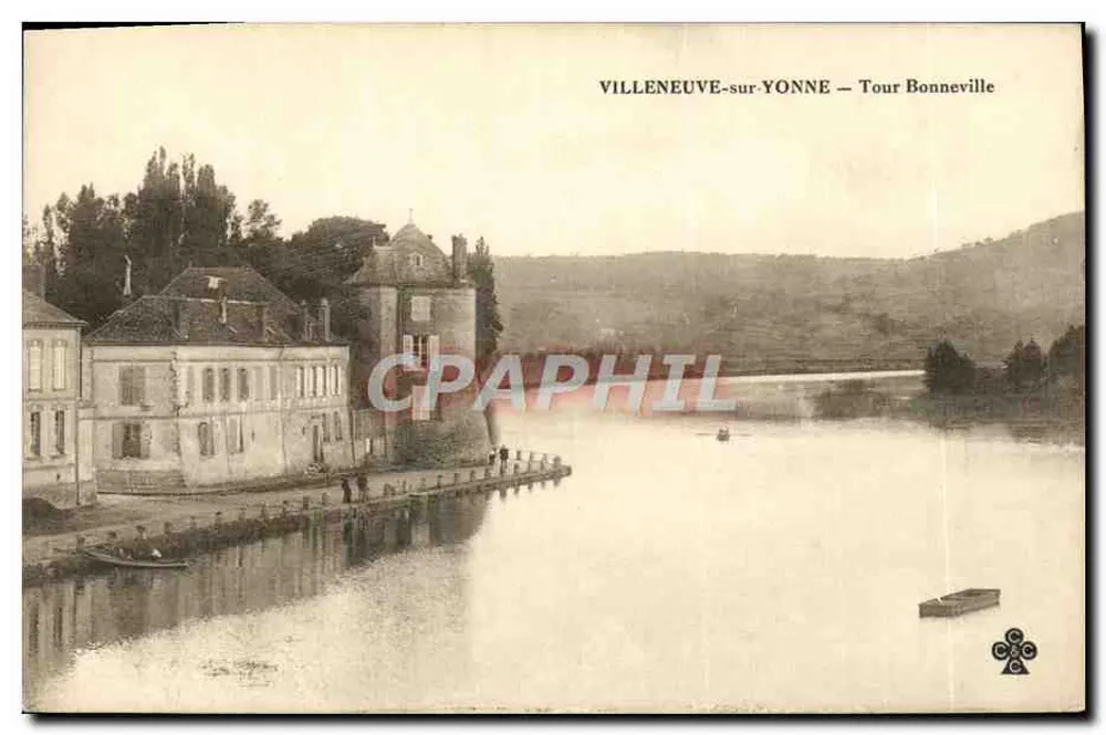 Villeneuve-sur-Yonne — Turm Bonneville - Vorderseite