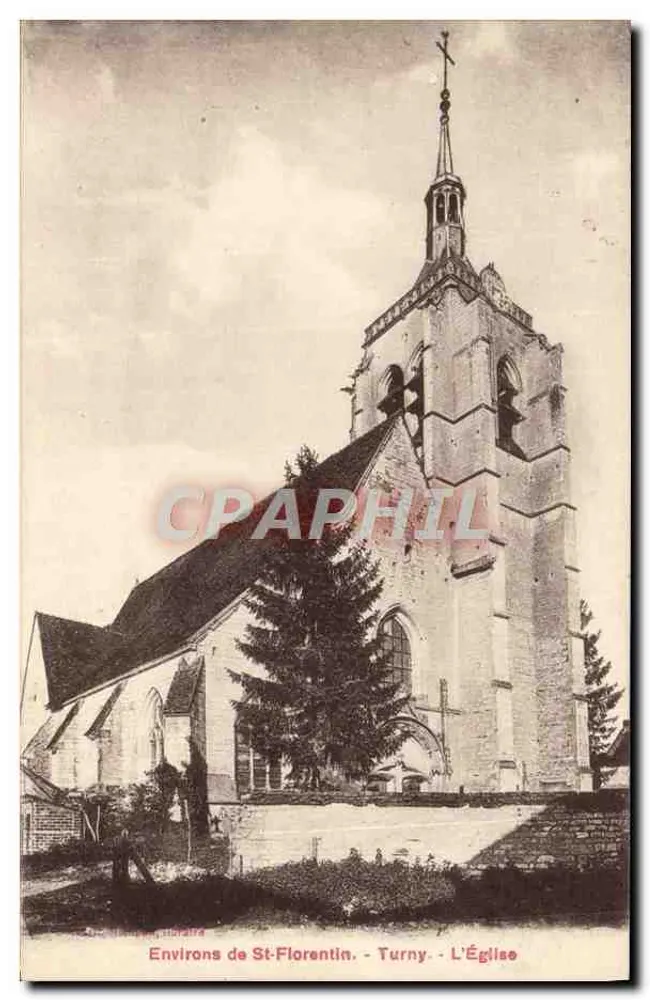 Turny - A Igreja — Arredores de St-Florentin - Frente