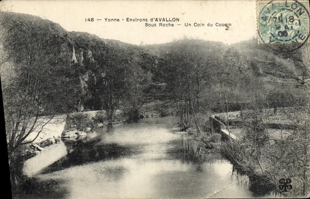 Yonne - Environs d'AVALLON — Sous Roche — Un Coin du Cousin, éditeur POSTERS - Vorderseite