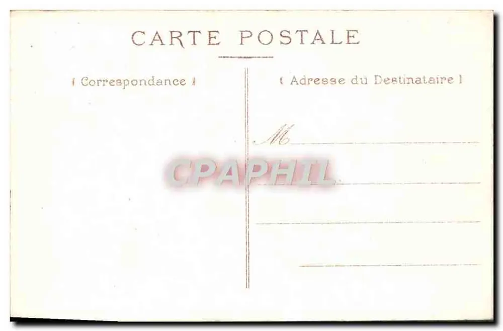 Auxerre — Estátua do marquês Davout, duque de Auerstaedt — editor K. N. n°5 - Verso
