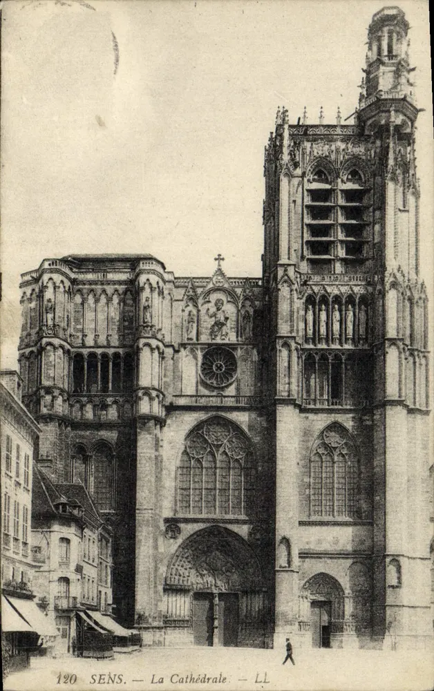 Sens — A Catedral — LL n°120 - Frente