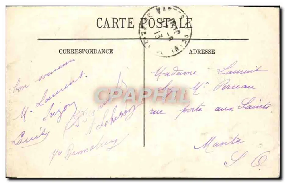 Sens — A Catedral — LL n°120 - Verso