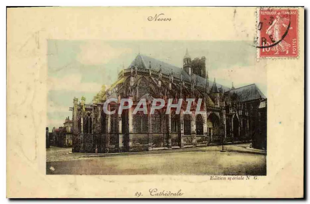 Nevers — Catedral — Edição especial N.G. - Frente