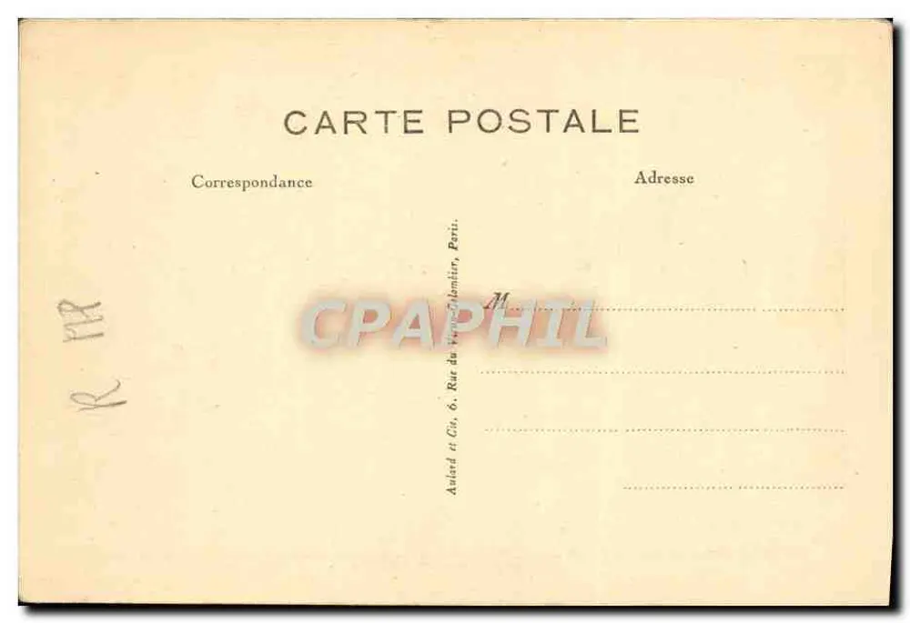 Infirmière Sainte-Croix — Mutterhaus der Schwestern der Caritas von Nevers — Verlag Aslard & Cie, Paris - Rückseite