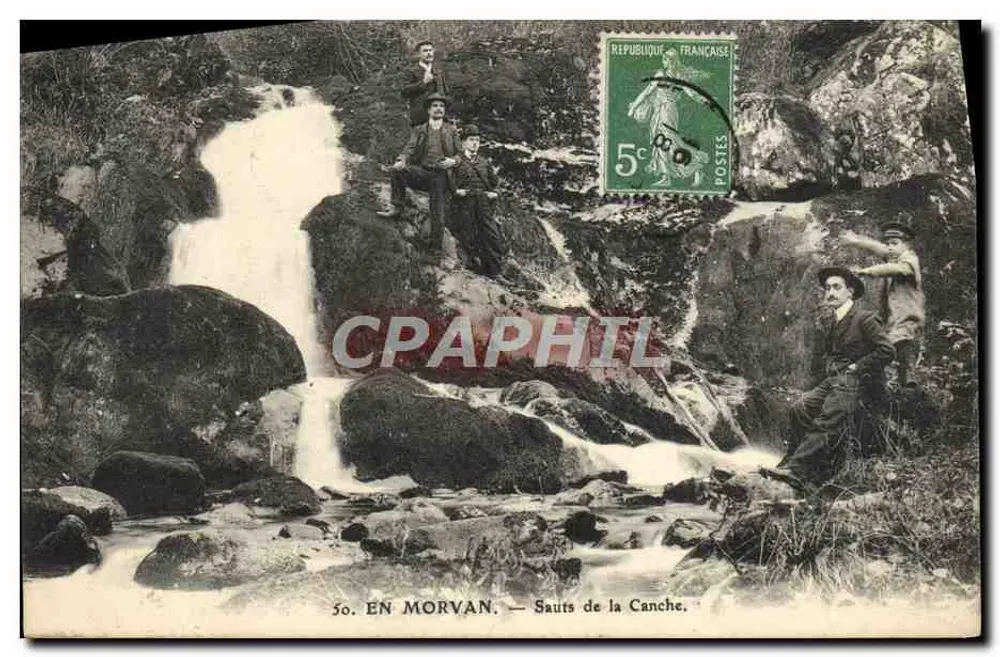 Em Morvan — Sauts de la Canche — Editor não visível, n° de série 50 - Frente