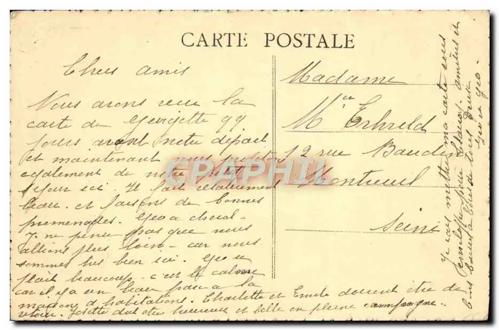 POUGUES-LES-EAUX — O Splendid' Hotel, vista do Parque — Fot. COMBIER - MACON - Verso