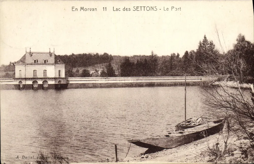 Lago dos SETTONS - O Porto — Em Morvan — A Duciél, editor, Dijon - Frente