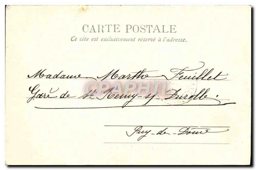 O Castelo de Ussé — Paris, n° 307 — editor Paris-Ké - Verso