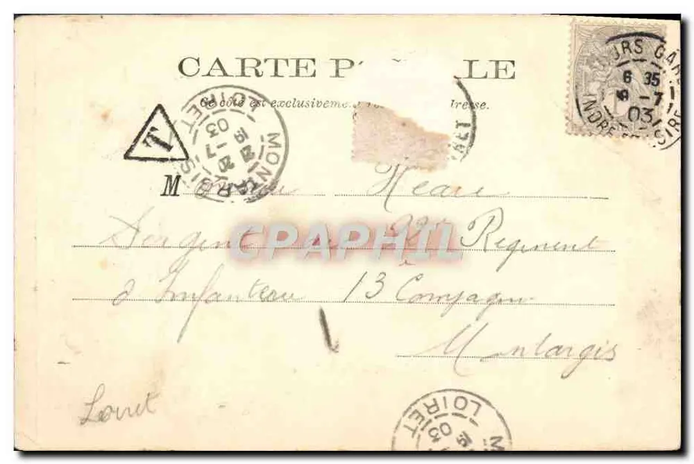 Chambray (Indre-et-Loire) — O Castelo — Hacquert & Cie, edição L. foto - Verso