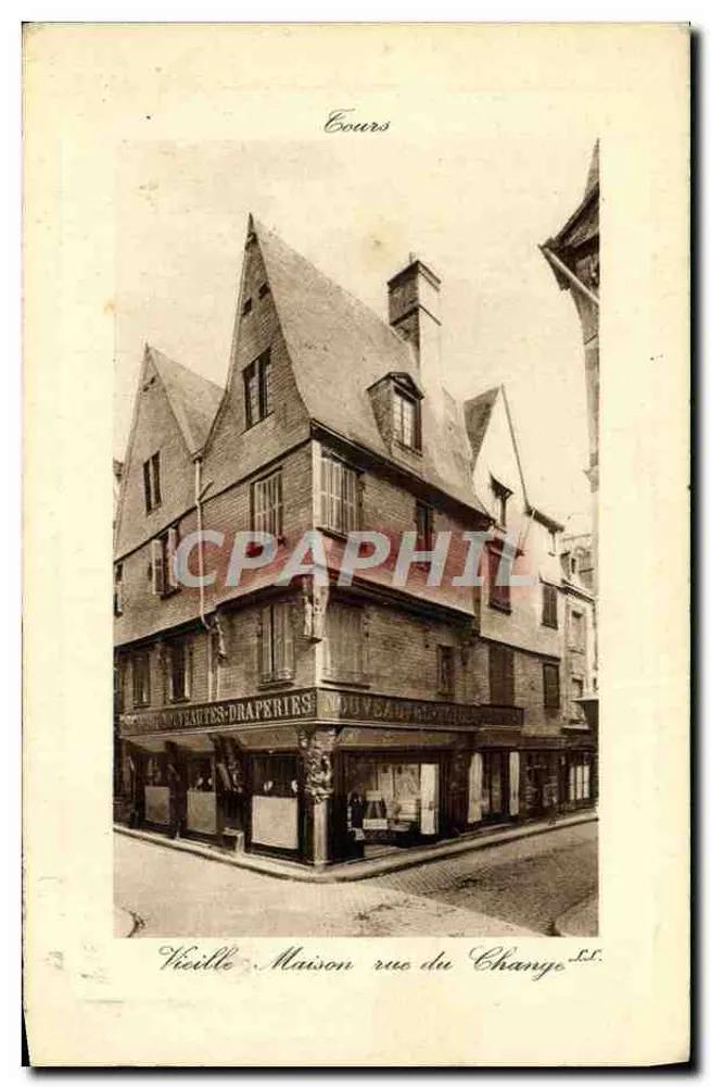 Velha Casa na rua do Change — Tours — Editor L.L. - Frente
