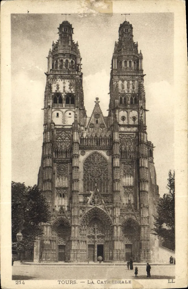 Tours — A Catedral — LL, n° 214 - Frente